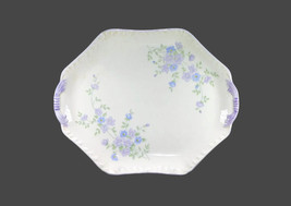 Furukawa Blue Bell lugged platter with lilac embossed handles made in Japan. - £102.56 GBP