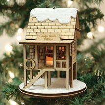 Old World Christmas Ginger Cottages Ginger Beach Cottage Xmas Ornament 80500 - £15.63 GBP