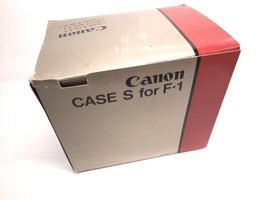 Canon Black Leather Original F-1 - S Case - F-1 SLR Camera - Appears to ... - $74.25