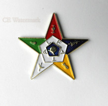 Order Of The Eastern Star Novelty Lapel Pin 1 Inch - £4.21 GBP