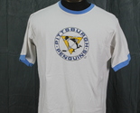Pittsburgh Penguins Shirt (Retro) Ringer T by CCM Old Time Hockey - Men&#39;... - $45.00