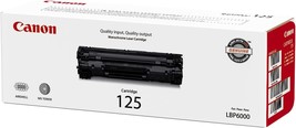 Toner Cartridge, Canon Original 125, Color: Black (Packaging May Vary). - $95.94