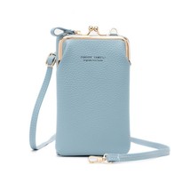 Fenong women fashion mini shoulder bag yellow pink blue PU leather purse 6.5&#39;&#39; m - £28.63 GBP