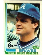 1982 Topps Bruce Benedict Atlanta Braves #424 Baseball Card - £1.54 GBP