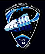 ISS Expedition 74 Dragon Spx-34 Spacex International Space Station Badge... - $19.99+