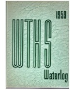 1959 Waterlog Yearbook Waterford Township High School Pontiac, Michigan - $24.75