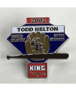 Todd Helton Colorado Rockies 2002 Silver Slugger Gold Glove Lapel Hat Pin - $9.95