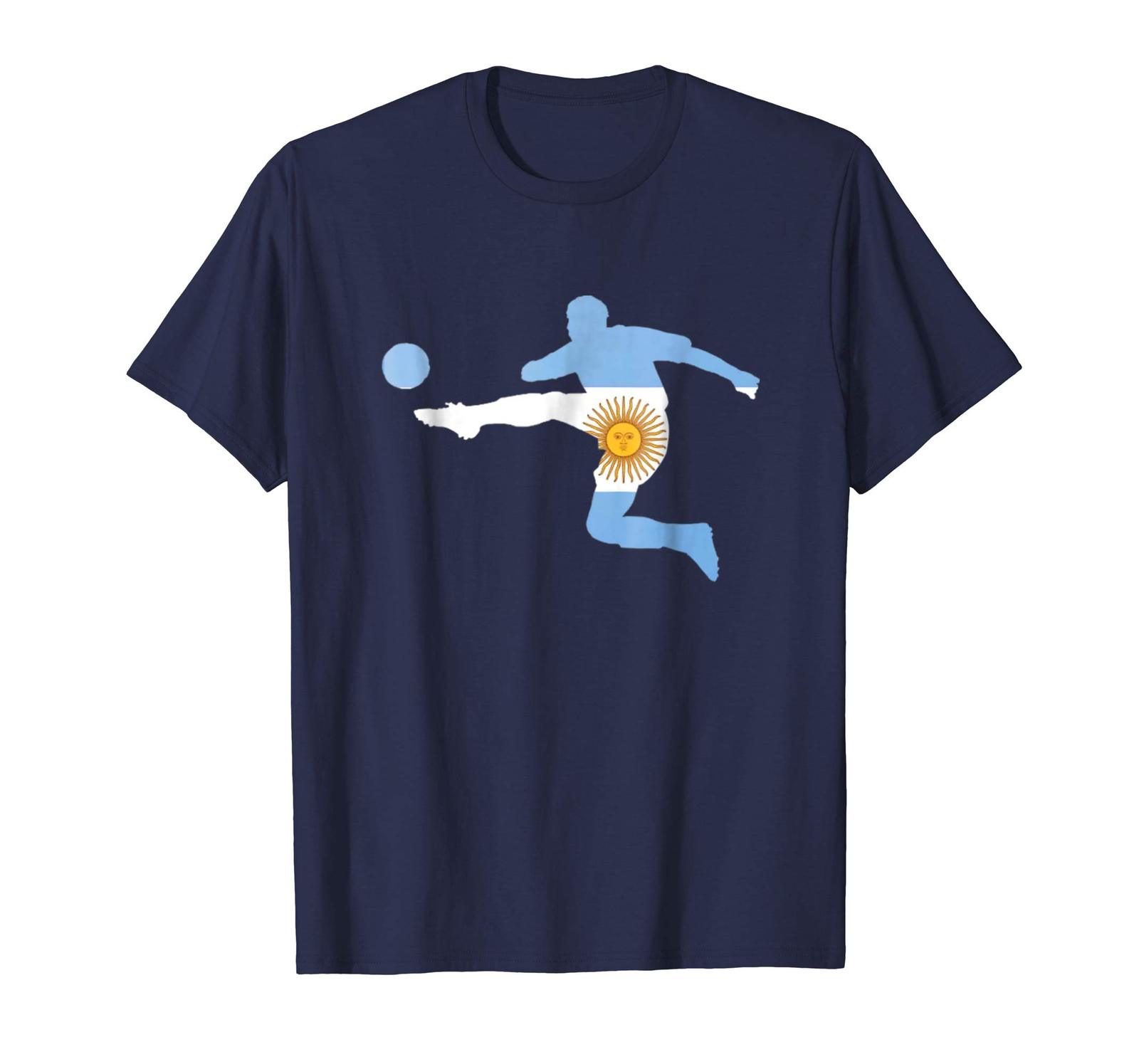 Dad Shirts - Argentina Football Cup 2018 Soccer Jersey Men Women T Shirt Men - $19.95 - $23.95