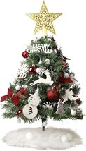 2ft Mini Tabletop Christmas Tree, Artificial Small Christmas Tree with B... - $15.99