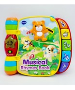 VTech Musical Rhymes Book, 40+ Songs, Melodies, Sounds &amp; Phrases 6-36 Mo... - £5.52 GBP