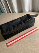 CASSETTE Carrying Case-CASE LOGIC- 15 Black Tote Storage Zippered Vintag... - $14.16