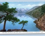 Lake Chelan Cascade Mountains Washington WA UNP Chrome Postcard G16 - $2.67
