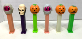 Pez Candy Dispensers Halloween Dr. Skull, Mummy, Pumpkins Lot Of 6 Vintage - £13.90 GBP