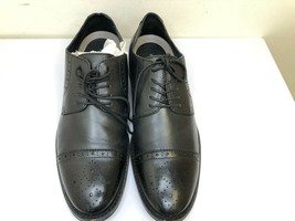 206 Collective Men&#39;s Georgetown Leather Cap-Toe Oxford Dress Shoe Black ... - $25.47