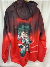 Anime My Hero Academia Midoriya Izuku Cosplay Hoodie Sweatshirt Pullover Sz XL - £13.99 GBP