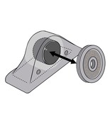 Small Magnetic Catch Latch 2 Pieces Clear Acrylic Plastic Perspex Transp... - $232.78 MXN