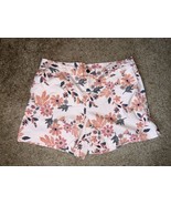 New Style &amp; Co. Women Mid Rise Shorts, Floral Pink Printed, Size 18 - $437.15 MXN