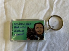Vintage Wizard of Oz key ring Dorothy gee Toto I don&#39;t think we&#39;re in Ka... - €16,79 EUR