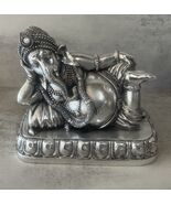 Resin 6&quot; Lord Ganesha Ganpati Reclining Statue – Hindu God Idol Decor - €15,23 EUR