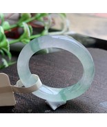 8.5 High Grade Myanmar Natural Icy Green Jadeite Ring Grade A Greenish J... - $298.00