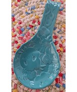 Pioneer Woman ~ Retro ~ Flea Market ~ Teal Floral ~ Stoneware ~ 8.75&quot; Sp... - $22.44