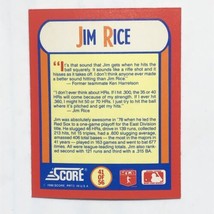 Jim Rice 1990 Score #41 MVPs Magic Motion 3D Hologram MLB Baseball Card - £0.78 GBP