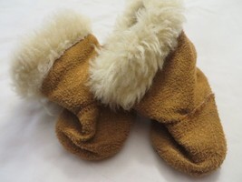 Tan Faux Suede American Girl Our Generation 18” Doll Boots EUC - £5.46 GBP