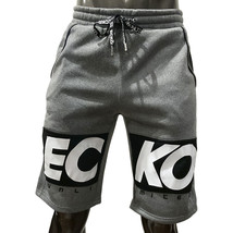 Nwt Ecko Unltd. Msrp $48.99 Men&#39;s Gray Black Adjustable Pull On Shorts Size S M - £15.06 GBP