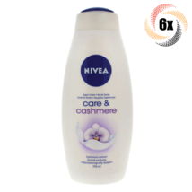 6x Bottles Nivea Care &amp; Cashmere Orchid Scent Shower Gel Body Wash | 750ML - £38.13 GBP