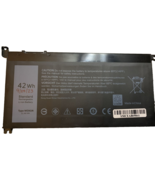 STANDARD RECHARGEABLE LI-ION BATTERY TYPE WDXOR 11.4V 42Wh - $13.47 CAD