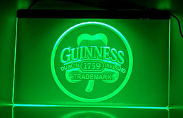 Guinness Beer LED Neon Light Sign Dublin Ireland Home Bar Sports Pub Irish Lager - £27.18 GBP