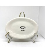 Rare Rae Dunn Farmline M StampedOval Plate Pig OINK - $25.74