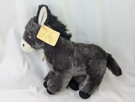 Aurora Miyoni Tots Donkey Foal Plush 10 Inch Gray 2018 Stuffed Animal Toy - £7.43 GBP