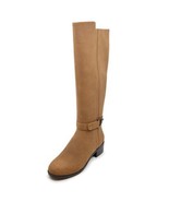 Nautica Women Block Heel Knee High Riding Boots Minetta Size US 8 Tan - $29.66