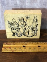 PSX Designs Old Fashioned Santa&#39;s Christmas Rubber Stamp G-1825 - £22.62 GBP
