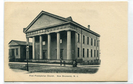 First Presbyterian Church New Brunswick New Jersey 1907c postcard - £5.43 GBP