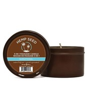EARLTHY BODY SCENTED SUNSATIONAL MOISTURIZING MASSAGE CANDLE 6 oz NEW - $19.99