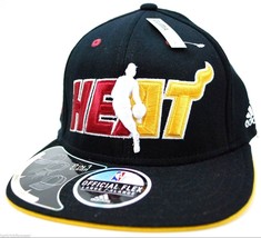 Miami Heat Adidas TT74Z NBA Basketball Official Draft Cap Hat L/XL - £16.66 GBP