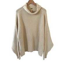 Free People Women Swim Too Deep Pull Over Sweater Oversized SZ SP Comfy ... - $1,011.42 MXN