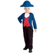 Boys George Washington Costume - Med (8-10) - £9.82 GBP