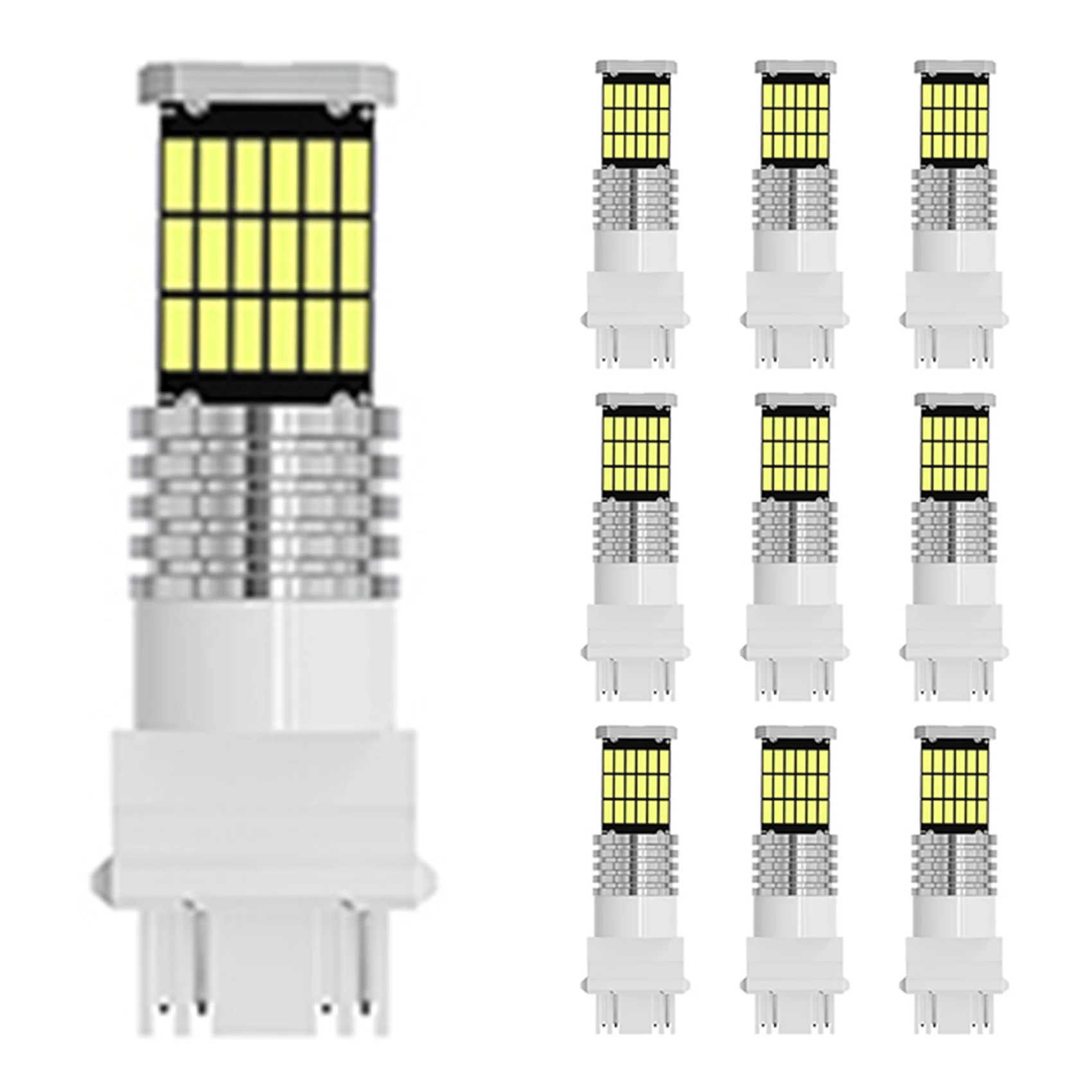 10X High Bright LED Bulbs 3157 P27-7W T25 LED Canbus Car Reversing Light Stop - £17.91 GBP