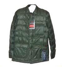 Thermoluxe Heat System of Rainfores Men&#39;s Green Quilted Casual Jacket Sz L $495  - £182.05 GBP