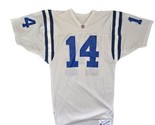 Late 1980s Indianapolis Colts  #14 Game Issued White Jersey Sz XL Mint C... - £265.73 GBP