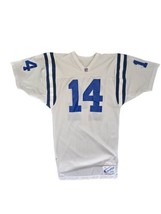 Late 1980s Indianapolis Colts  #14 Game Issued White Jersey Sz XL Mint Condition - £265.17 GBP