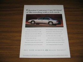 1994 Print Ad The 1995 Chevrolet Lumina Chevy 4-Door - $9.88