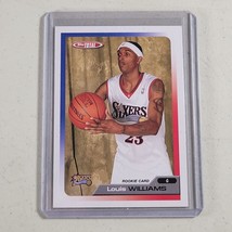 Louis Williams Rookie Card #327 Philadelphia 76ers 2005-2006 Topps Total - $7.99