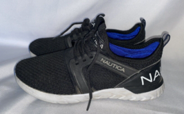 Nautica Black &amp; blue/white Girls Shoes Size 4 - £9.56 GBP