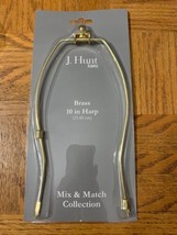 J. Hunt Home Brass 10 Inch Harp - £20.03 GBP