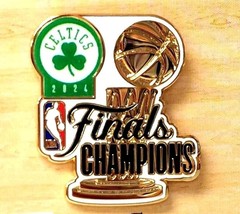 Boston Celtics Basketball Champs Trophy Collectible Hat Jersey Pin Wincr... - $14.84