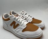 New Balance 480 Low Sneakers Shoe BB480LMO White Orange Mens Sz 11 - $74.95